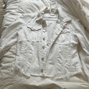Blank NYC white jean jacket size M